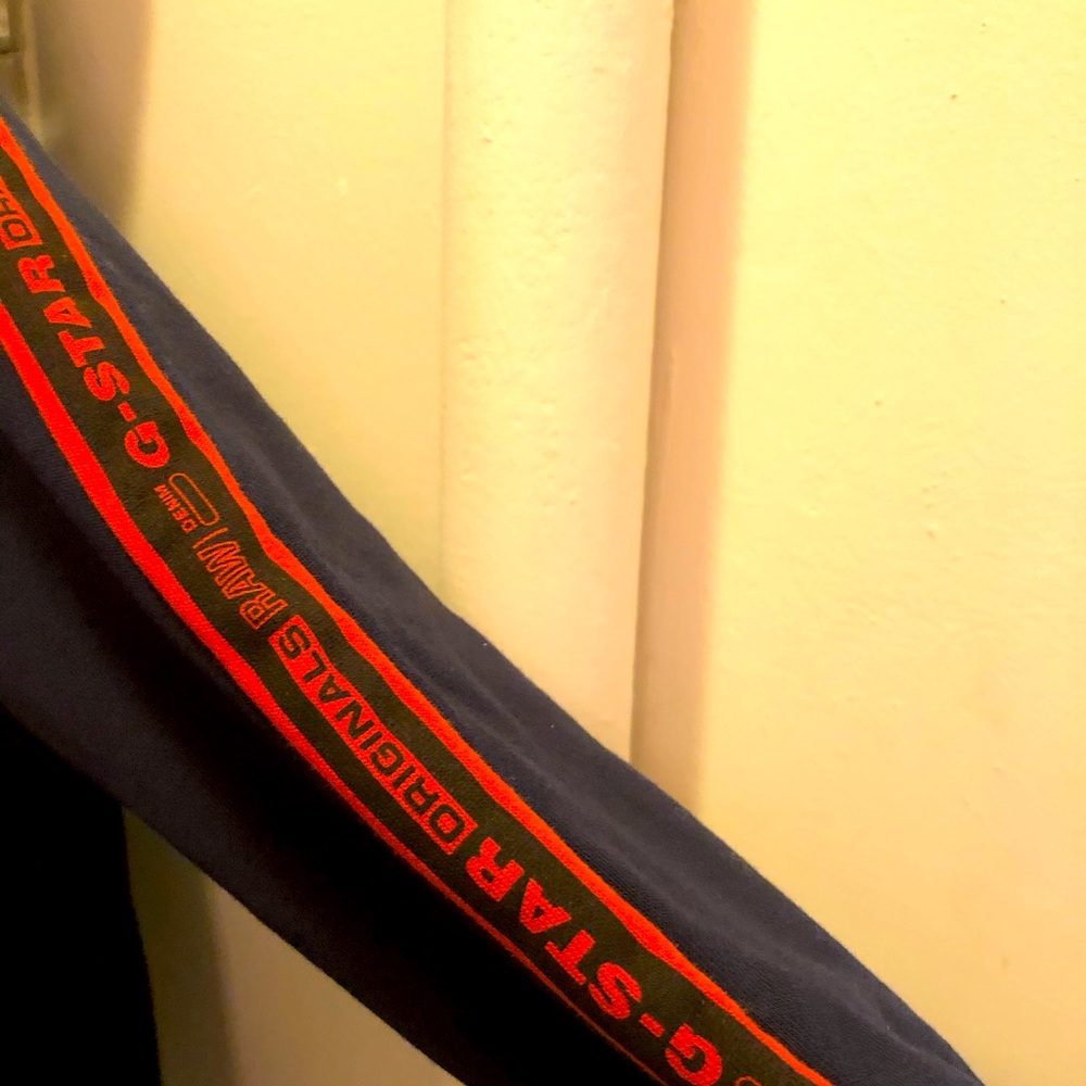 Men’s G-Star Raw Blue and Orange Pullover Hoodie